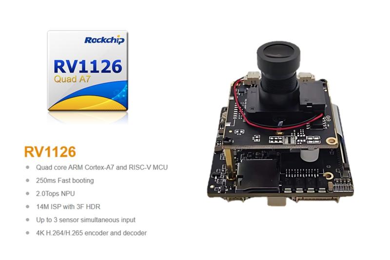 Mô-đun camera IP RV1126 đưa khả năng giám sát lên một tầm cao mới